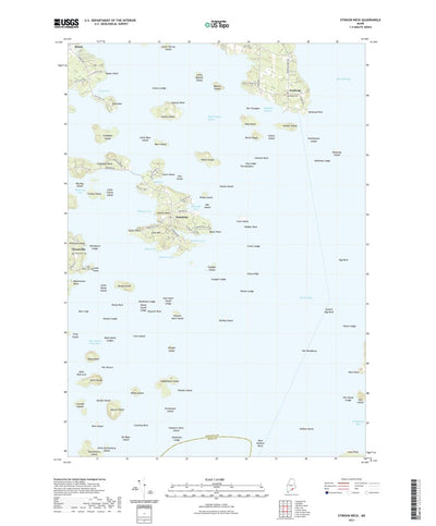 United States Geological Survey Stinson Neck, ME (2021, 24000-Scale) digital map