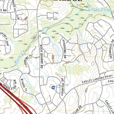 United States Geological Survey Stockbridge, GA (2020, 24000-Scale) digital map