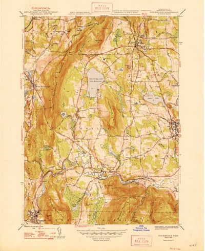 United States Geological Survey Stockbridge, MA (1948, 31680-Scale) digital map