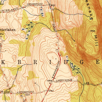 United States Geological Survey Stockbridge, MA (1948, 31680-Scale) digital map