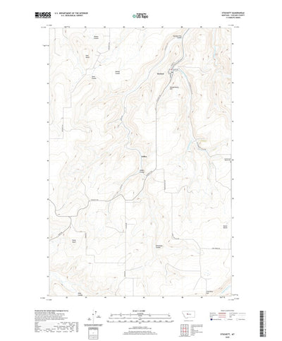 United States Geological Survey Stockett, MT (2020, 24000-Scale) digital map
