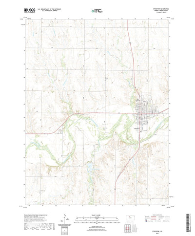 United States Geological Survey Stockton, KS (2022, 24000-Scale) digital map