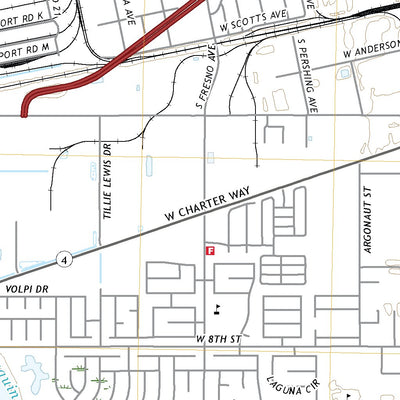 United States Geological Survey Stockton West, CA (2021, 24000-Scale) digital map