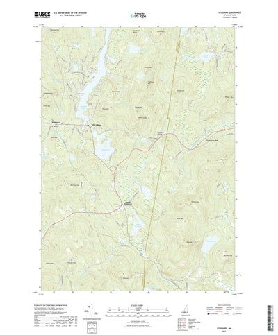 United States Geological Survey Stoddard, NH (2021, 24000-Scale) digital map