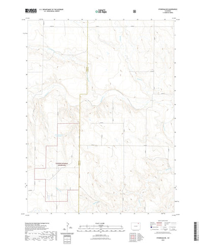 United States Geological Survey Stoneham NE, CO (2022, 24000-Scale) digital map
