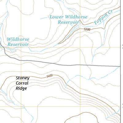 United States Geological Survey Stoney Corral, OR (2020, 24000-Scale) digital map