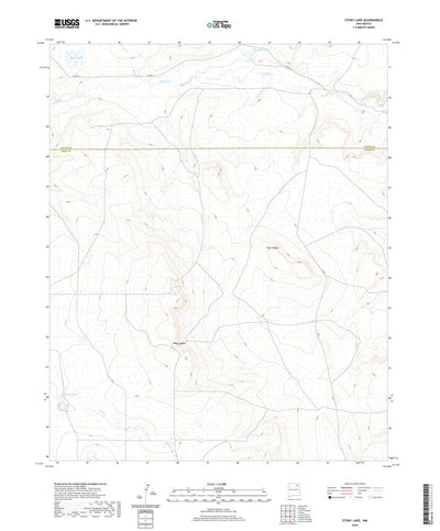 United States Geological Survey Stony Lake, NM (2020, 24000-Scale) digital map