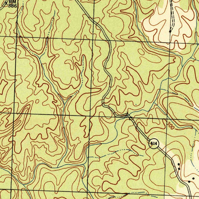 United States Geological Survey Storck, VA (1944, 31680-Scale) digital map