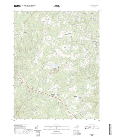 United States Geological Survey Storck, VA (2022, 24000-Scale) digital map