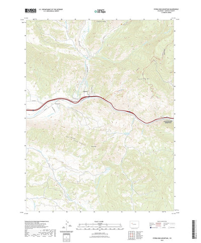 United States Geological Survey Storm King Mountain, CO (2022, 24000-Scale) digital map