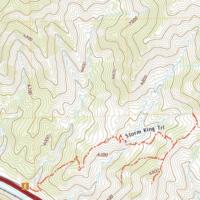 United States Geological Survey Storm King Mountain, CO (2022, 24000-Scale) digital map