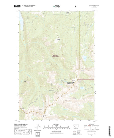 United States Geological Survey Storm Lake, MT (2020, 24000-Scale) digital map