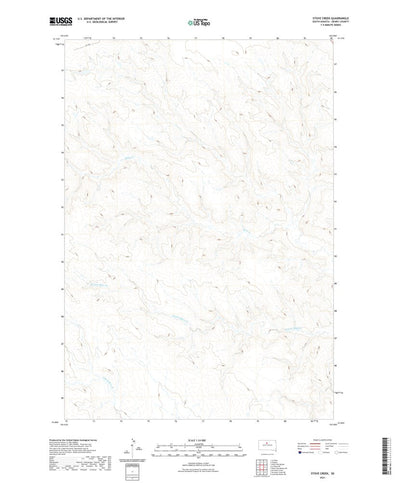 United States Geological Survey Stove Creek, SD (2021, 24000-Scale) digital map