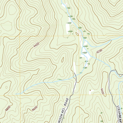 United States Geological Survey Strawberry Lake, CO (2022, 24000-Scale) digital map
