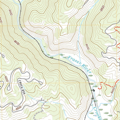 United States Geological Survey Strawberry Lake, CO (2022, 24000-Scale) digital map