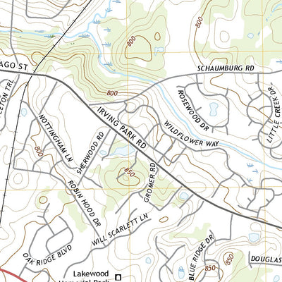 United States Geological Survey Streamwood, IL (2021, 24000-Scale) digital map