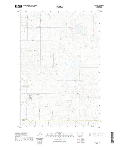 United States Geological Survey Streeter, ND (2020, 24000-Scale) digital map