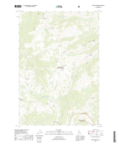 United States Geological Survey Stripe Mountain, ID (2020, 24000-Scale) digital map