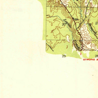 United States Geological Survey Strong, AR-LA (1937, 62500-Scale) digital map