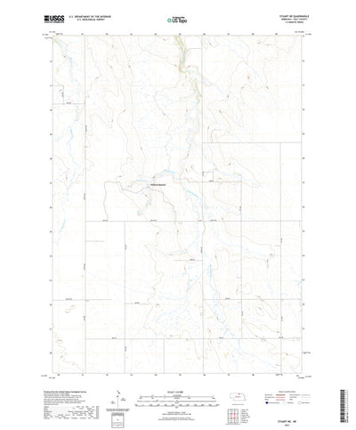 United States Geological Survey Stuart NE, NE (2021, 24000-Scale) digital map