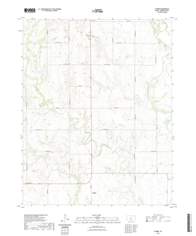 United States Geological Survey Stubbs, KS (2022, 24000-Scale) digital map