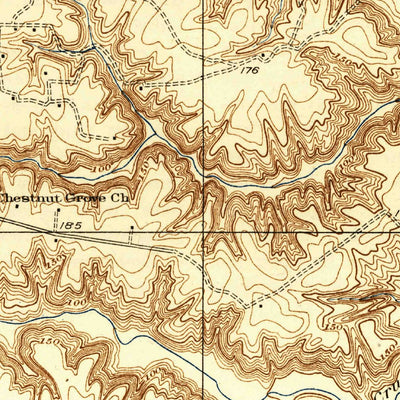 United States Geological Survey Studley, VA (1938, 31680-Scale) digital map
