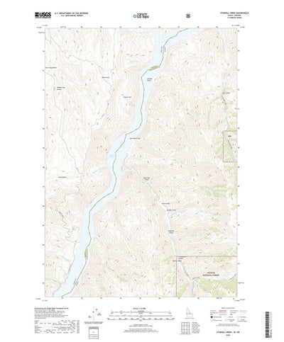 United States Geological Survey Sturgill Creek, ID (2020, 24000-Scale) digital map