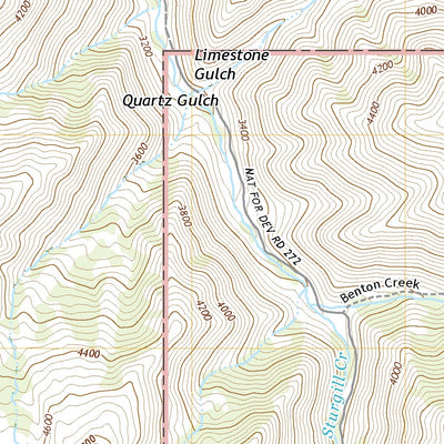 United States Geological Survey Sturgill Creek, ID (2020, 24000-Scale) digital map