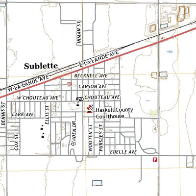 United States Geological Survey Sublette, KS (2022, 24000-Scale) digital map