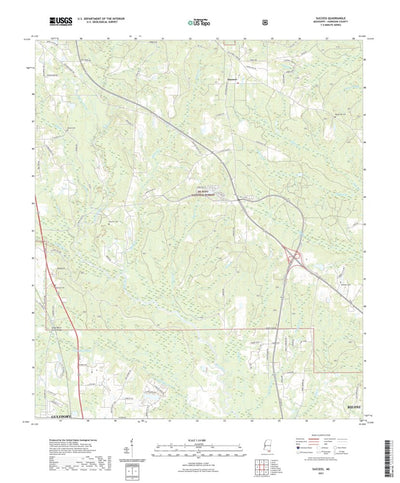United States Geological Survey Success, MS (2021, 24000-Scale) digital map