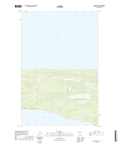 United States Geological Survey Sucker Creek, MN (2022, 24000-Scale) digital map
