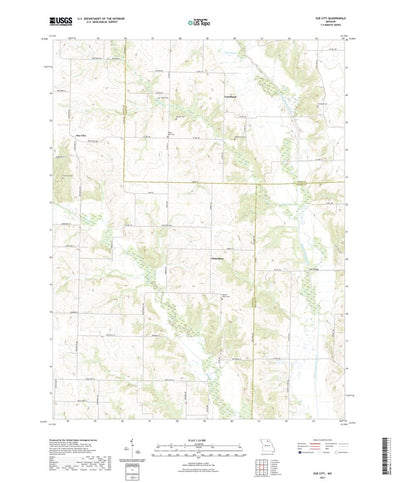 United States Geological Survey Sue City, MO (2021, 24000-Scale) digital map