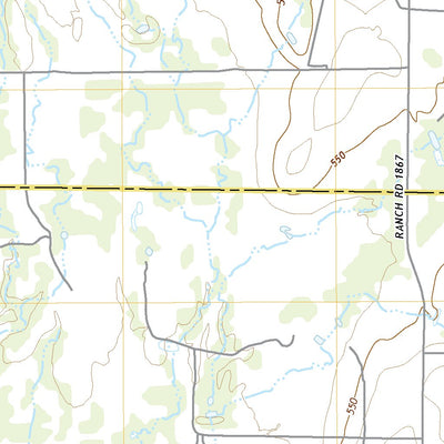 United States Geological Survey Sugar Creek, TX (2022, 24000-Scale) digital map