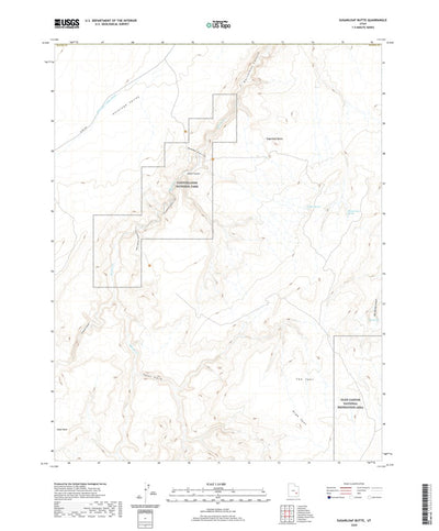 United States Geological Survey Sugarloaf Butte, UT (2020, 24000-Scale) digital map