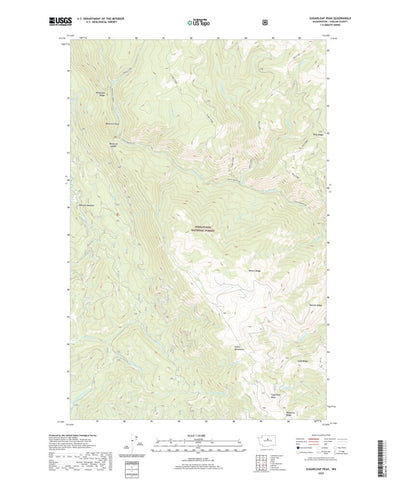 United States Geological Survey Sugarloaf Peak, WA (2020, 24000-Scale) digital map