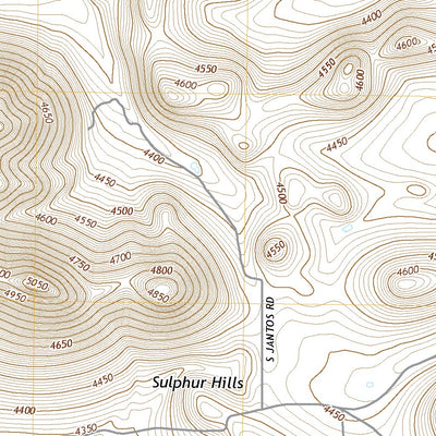 United States Geological Survey Sulphur Hills, AZ (2021, 24000-Scale) digital map