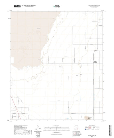 United States Geological Survey Sulphur Spring, AZ (2021, 24000-Scale) digital map
