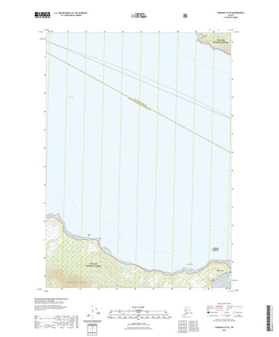 United States Geological Survey Sumdum A-5 SE, AK (2021, 25000-Scale) digital map