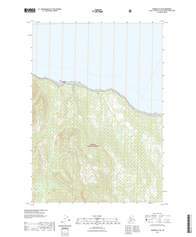 United States Geological Survey Sumdum A-6 SE, AK (2021, 25000-Scale) digital map