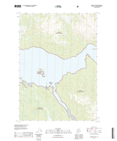 United States Geological Survey Sumdum B-4 SW, AK (2021, 25000-Scale) digital map