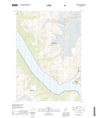 United States Geological Survey Sumdum C-4 SE, AK (2021, 25000-Scale) digital map