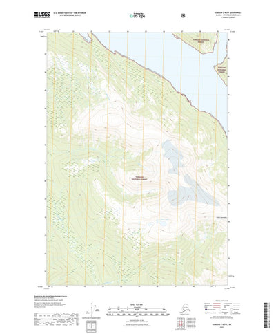 United States Geological Survey Sumdum C-4 SW, AK (2021, 25000-Scale) digital map