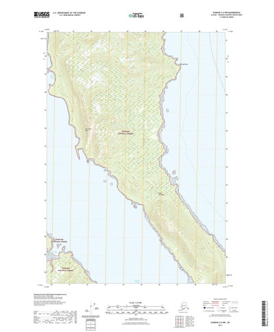 United States Geological Survey Sumdum C-6 NW, AK (2021, 25000-Scale) digital map