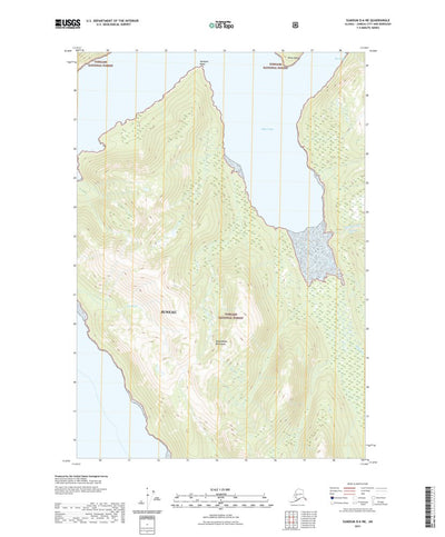 United States Geological Survey Sumdum D-6 NE, AK (2021, 25000-Scale) digital map