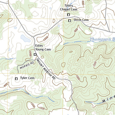 United States Geological Survey Summer Shade, KY (2022, 24000-Scale) digital map