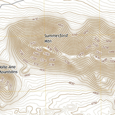 United States Geological Survey Summerford Mountain, NM (2020, 24000-Scale) digital map