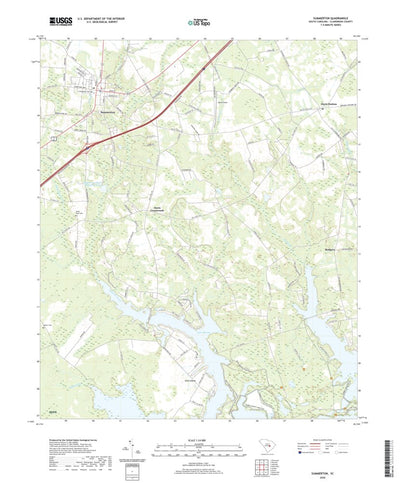 United States Geological Survey Summerton, SC (2020, 24000-Scale) digital map