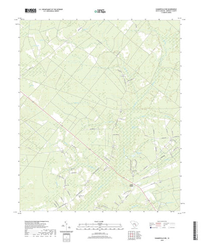 United States Geological Survey Summerville NW, SC (2020, 24000-Scale) digital map