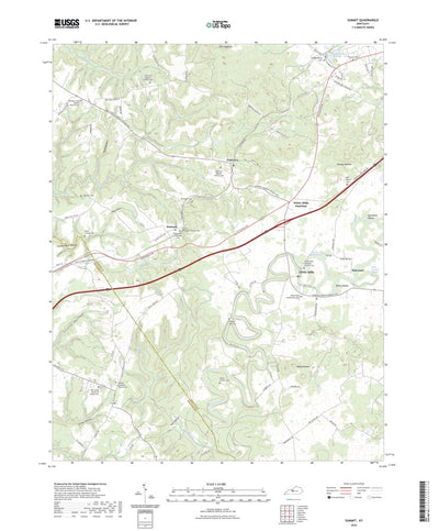 United States Geological Survey Summit, KY (2022, 24000-Scale) digital map