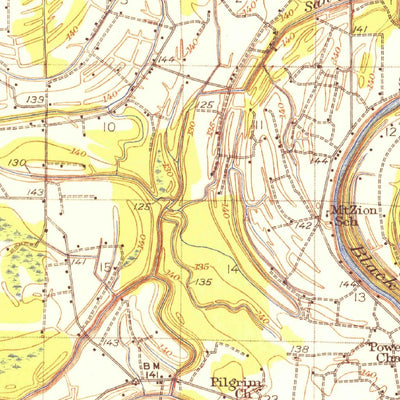 United States Geological Survey Sumner, MS (1931, 62500-Scale) digital map